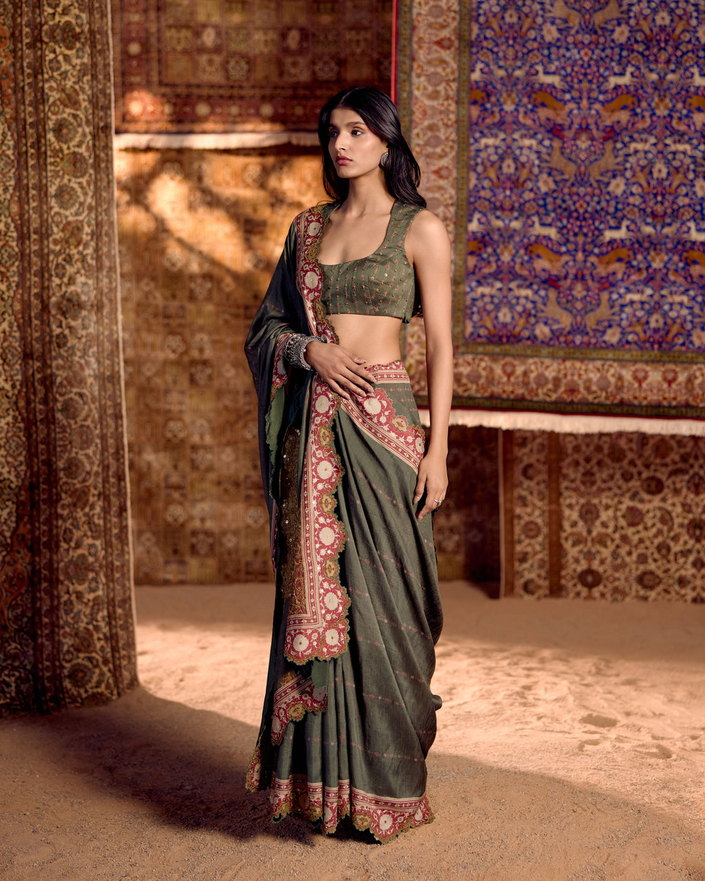 NOORZAAR SAREE SET