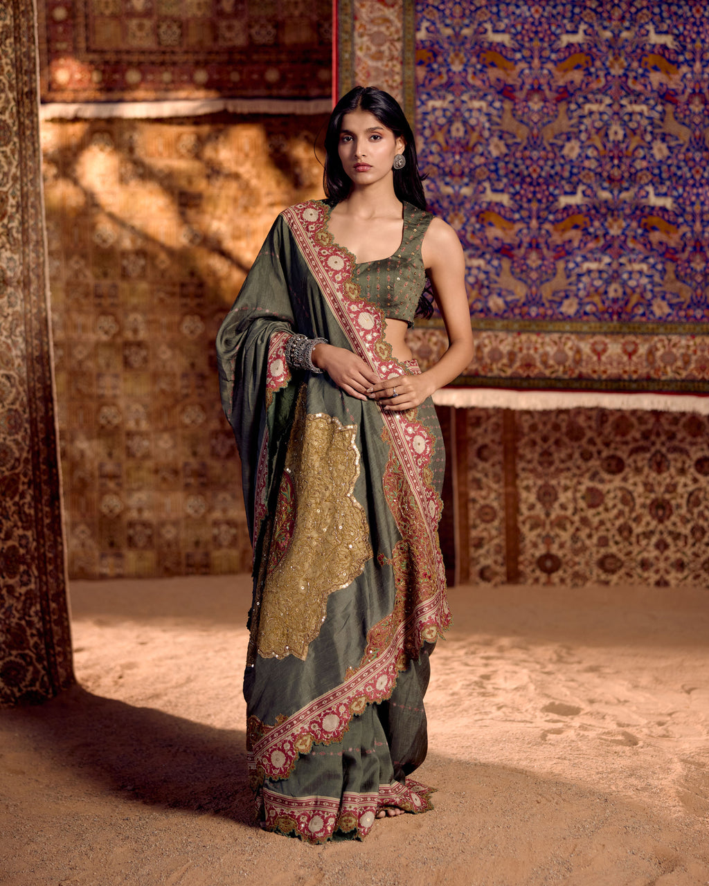 NOORZAAR SAREE SET