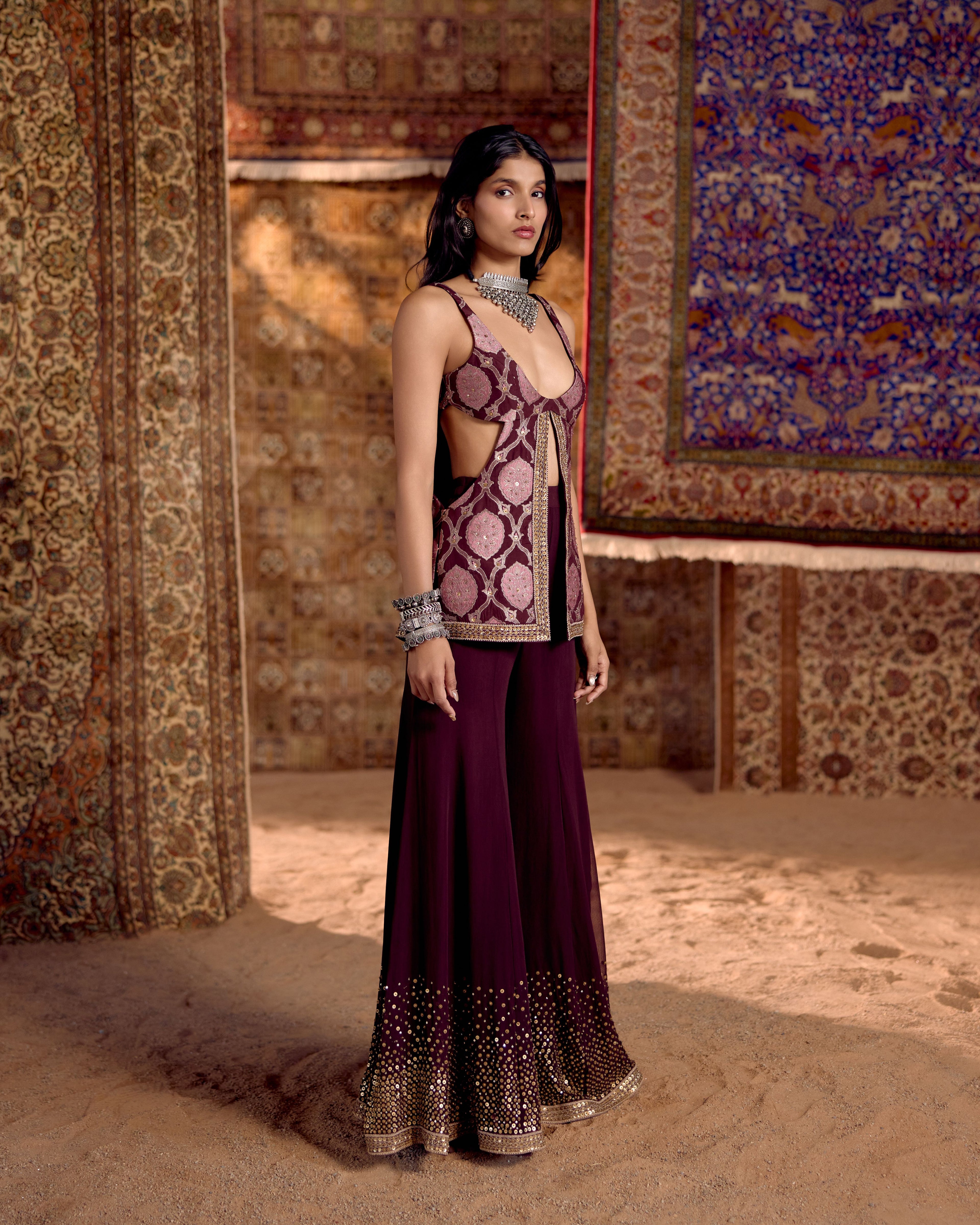 MEHRUN SHARARA SET