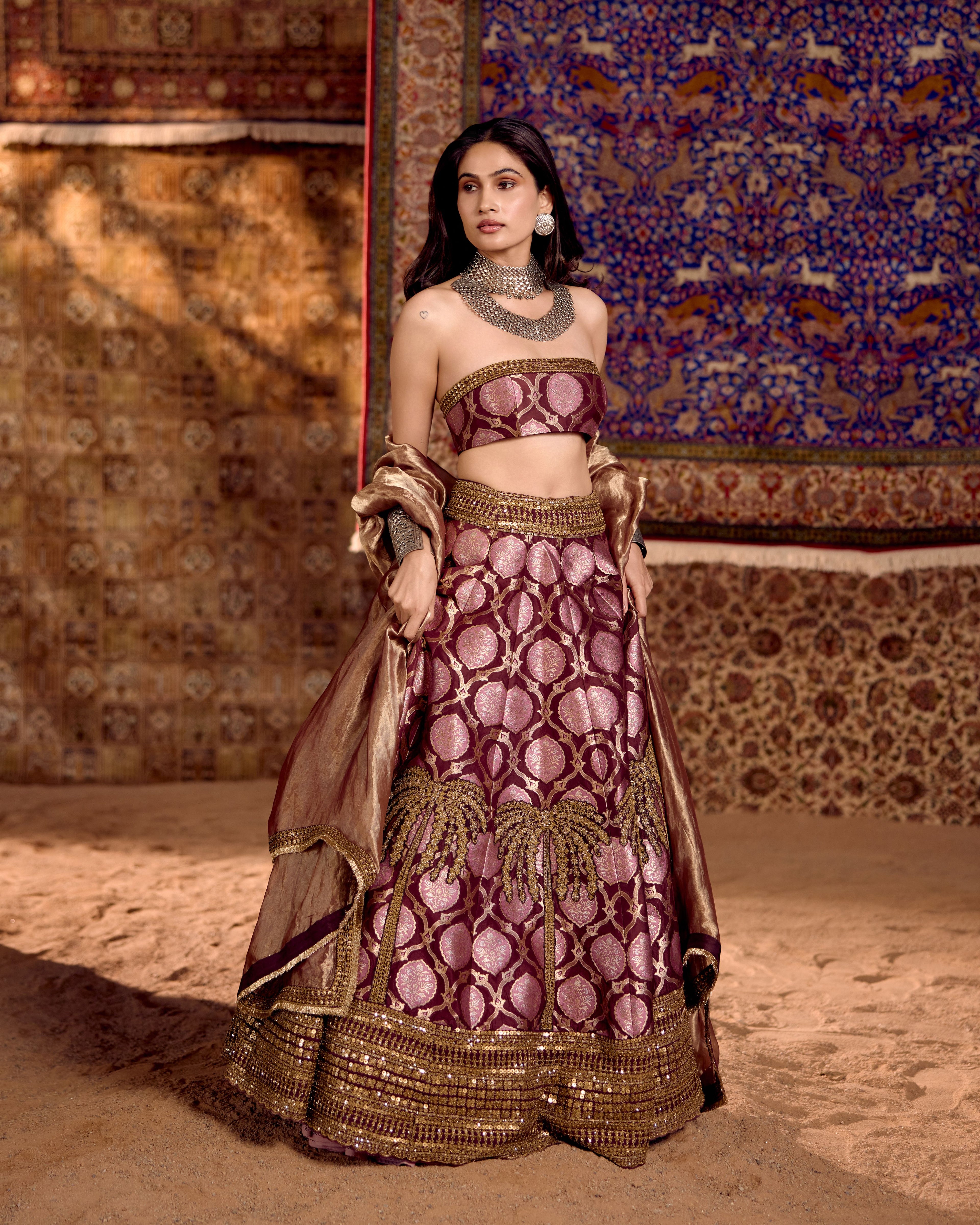 MEHR E ZAR LEHENGA SET