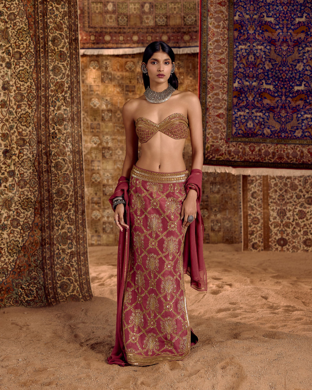 AFSAN E ZAR LEHENGA SET