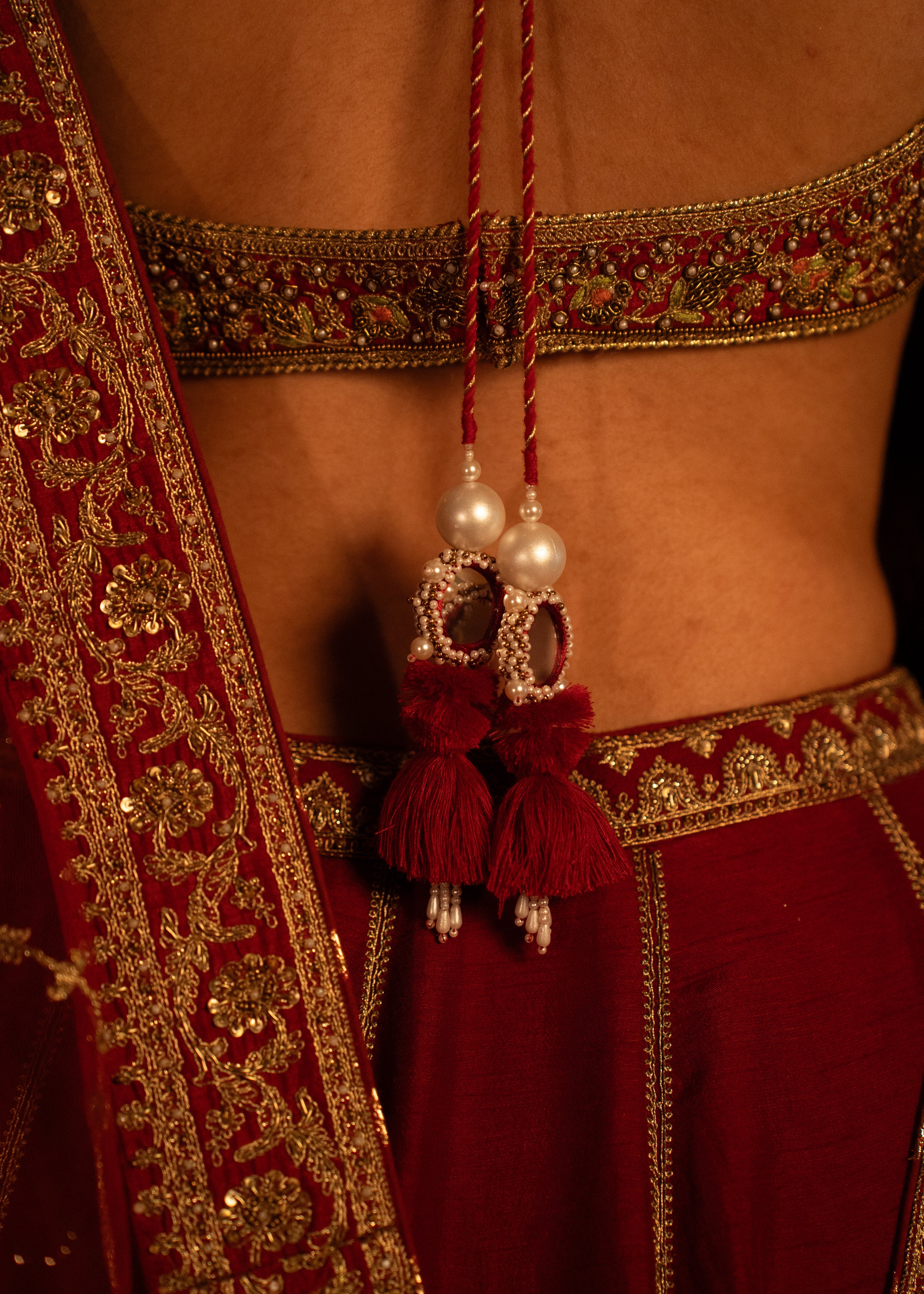 Surkh Rang Lehenga Set