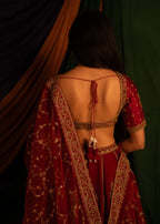 Surkh Rang Lehenga Set