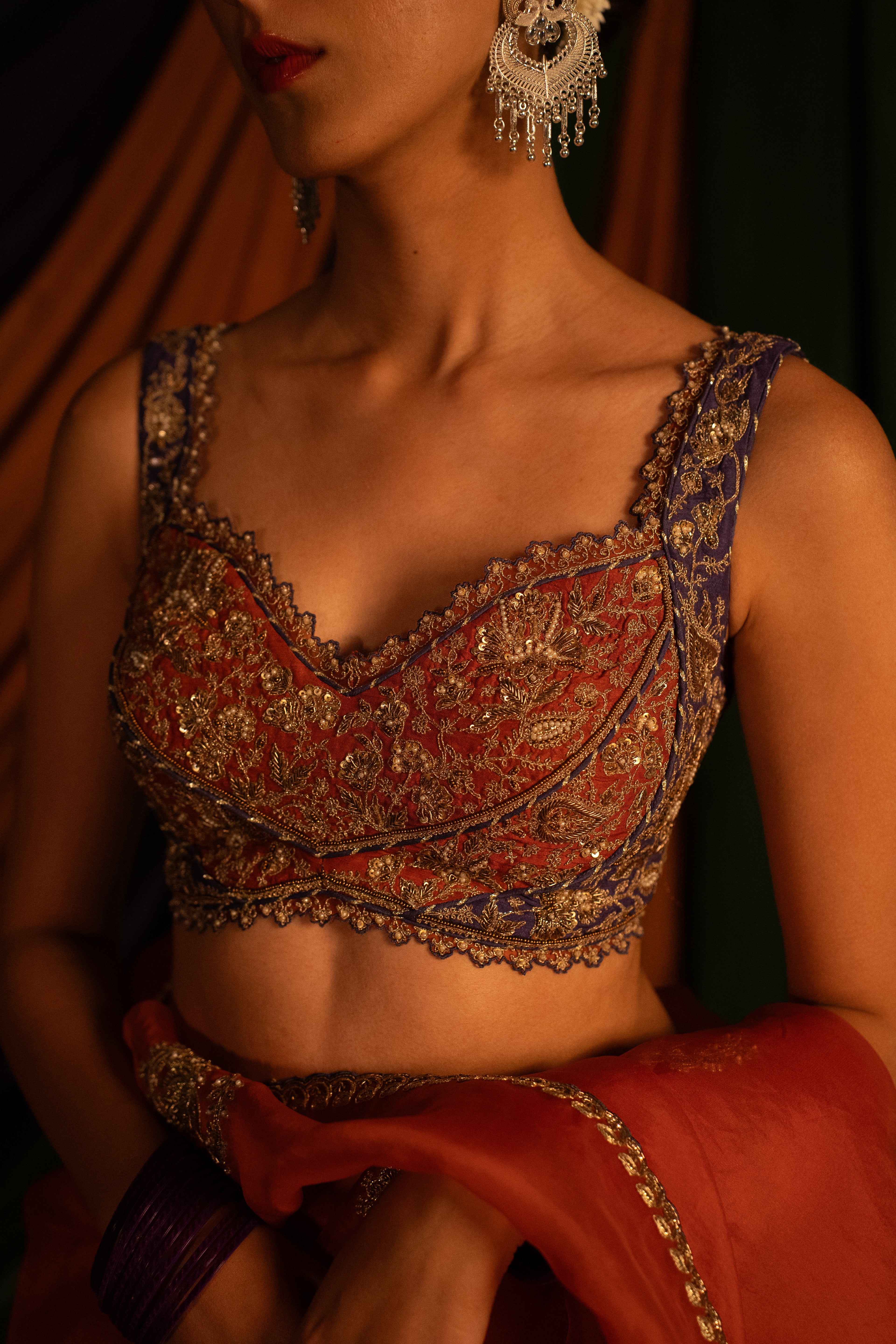 KUMKUMI KESAR BLOUSE