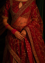 Surkh Rang Lehenga Set