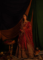 Surkh Rang Lehenga Set
